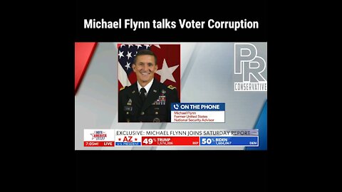 Gen. Michael Flynn speaks on the voter fraud