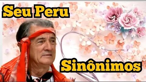 Escolinha do Professor Raimundo: Seu Peru, vamos falar de sinônimos 😊