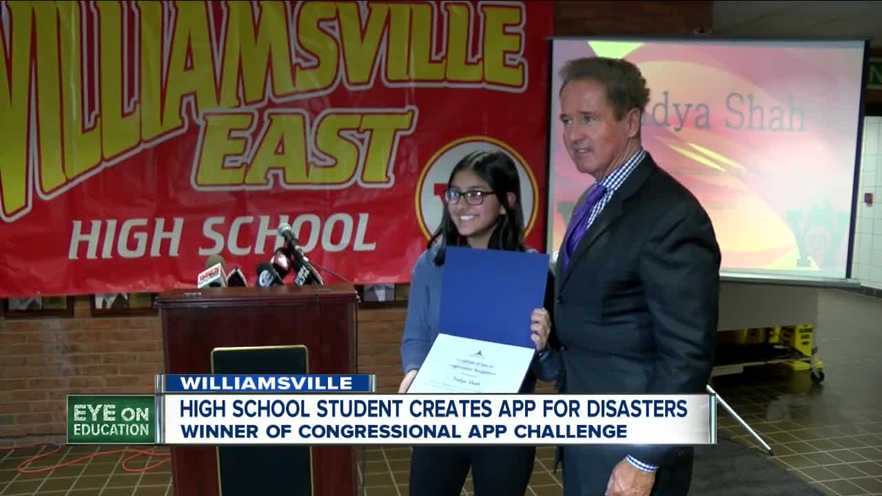 9th grader creates award-winning app for disasters