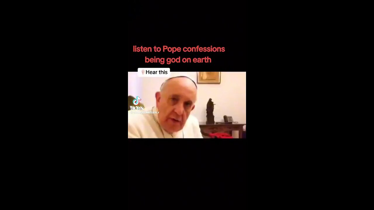 Pope’s confession