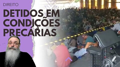 MANIFESTANTES PRESOS em BRASILIA reclamam de FALTA de ÁGUA, COMIDA, BANHEIROS e acesso a ADVOGADOS