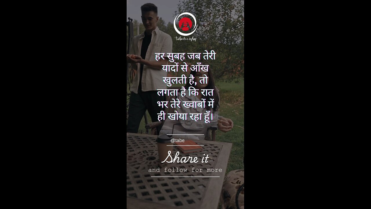 हर सुबह जब तेरी यादों से आँख खुलती है