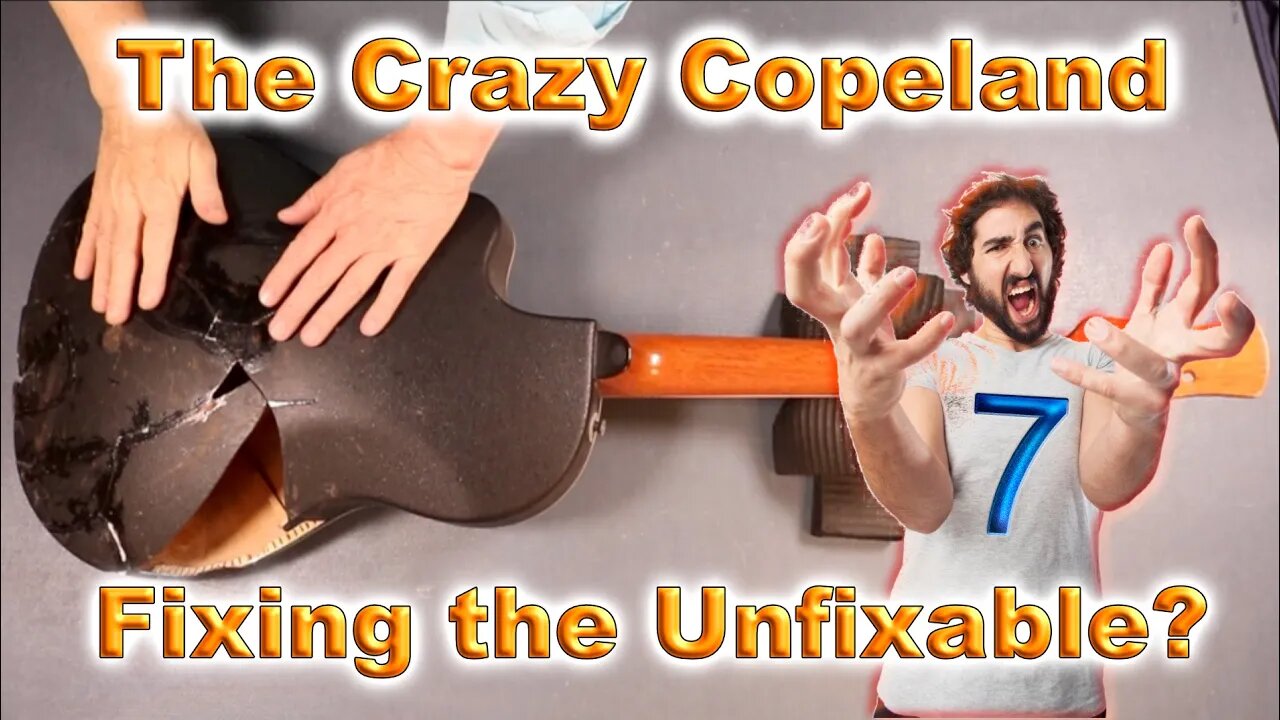 A Smashed Copeland Guitar - The Penultimate video and the penultimate nutty thing to do. Part 7