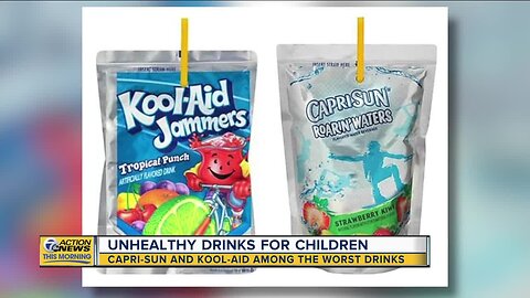 These are among the most unhealthy drinks for children