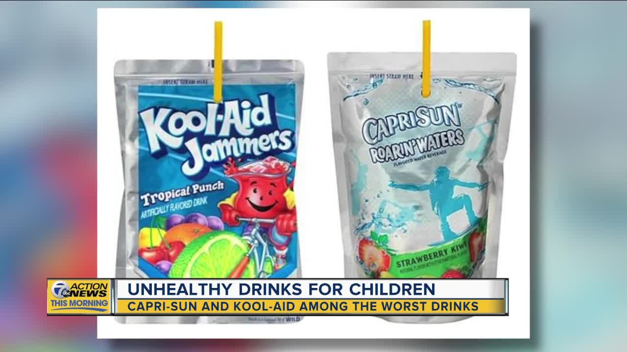 These are among the most unhealthy drinks for children