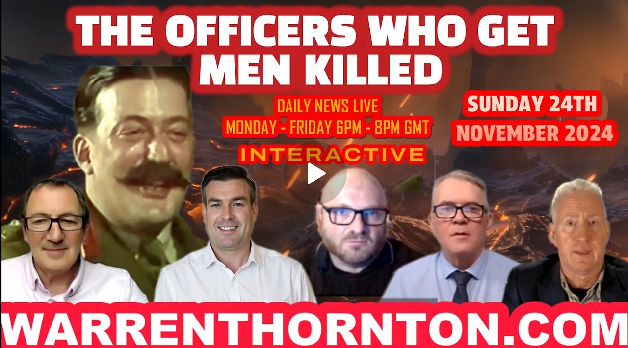 THE OFFICERS WHO GET MEN KILLED WITH WARREN THORNTON, PAUL BROOKER & GUESTS