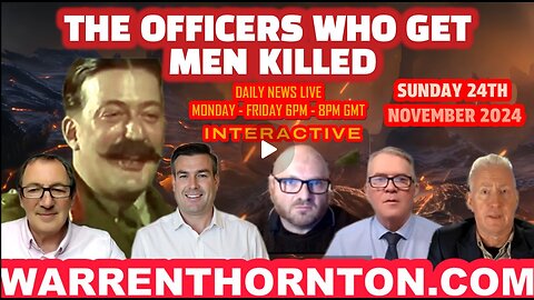 THE OFFICERS WHO GET MEN KILLED WITH WARREN THORNTON, PAUL BROOKER & GUESTS