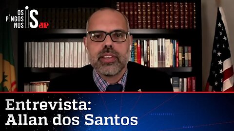 EXCLUSIVO: Allan dos Santos comenta pedido de prisão: "Perseguição abjeta"