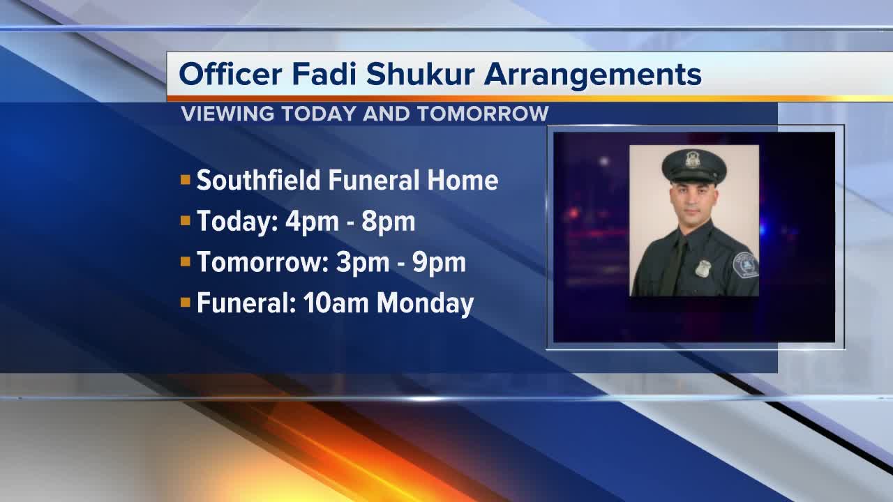 Flags to be lowered in honor of fallen Detroit Officer Fadi Shukur