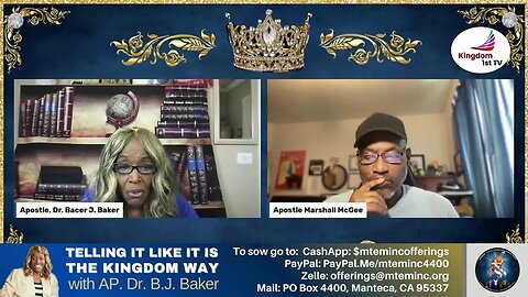 Tell It Like It Is: The Kingdom Way with Ap. Dr. Baker 10-9-23