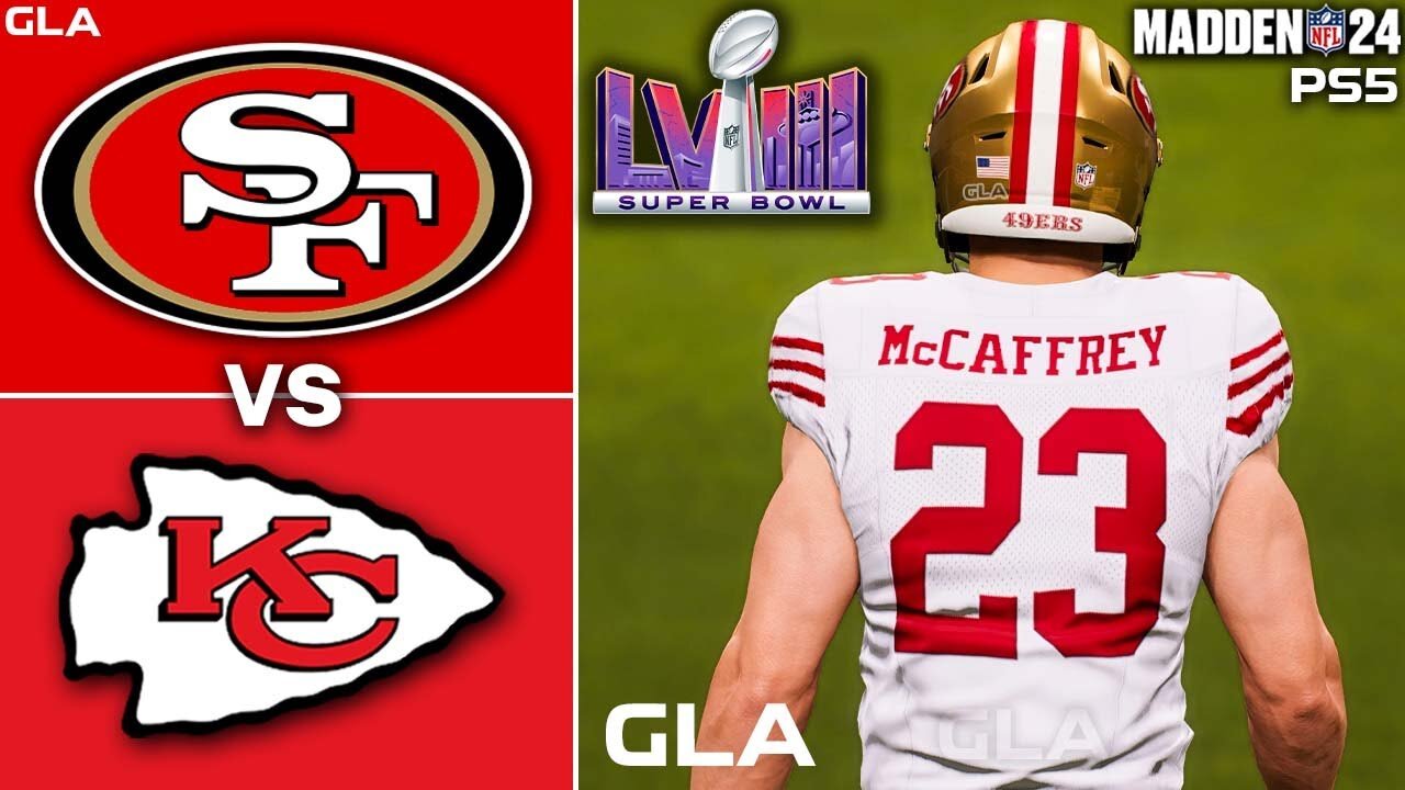 49ers vs. Chiefs Simulation | Super Bowl 58 | Madden 24 PS5