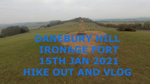 Hike from an ironage fort vlog.