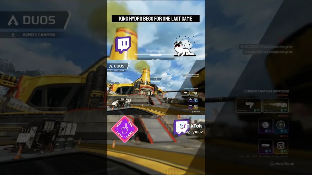 Just one more game watch the vod on twitch to get the whole story