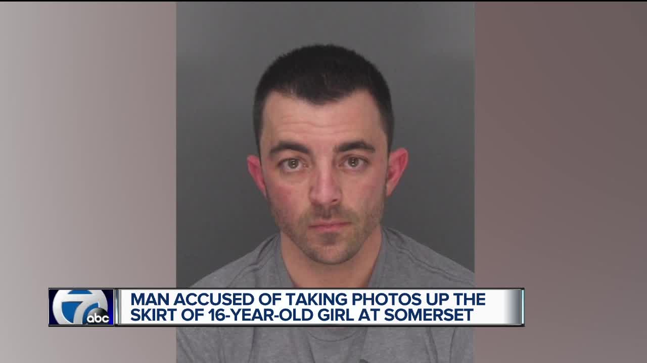 Man arrested for allegedly taking upskirt photos of teen at metro Detroit mall