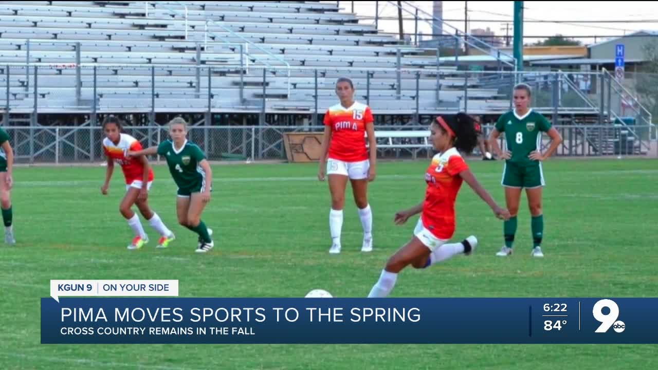 Pima moves fall sports to the spring