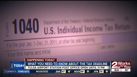 It's Tax Day! Tulsa Post Office stays open late