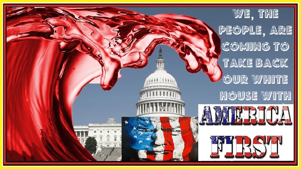 WE, THE PEOPLE, ARE COMING TO TAKE BACK OUR WHITE HOUSE WITH AMERICA FIRST MAGA USA