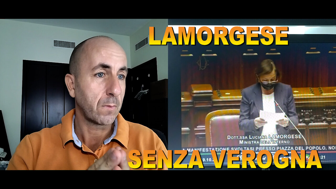 Lamorgese senza vergogna