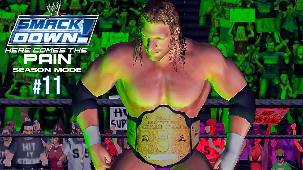 WWE Smackdown: Here Comes The Pain Season Mode Ep 11 - LETS PLAY YHE GAME AGAIN!!
