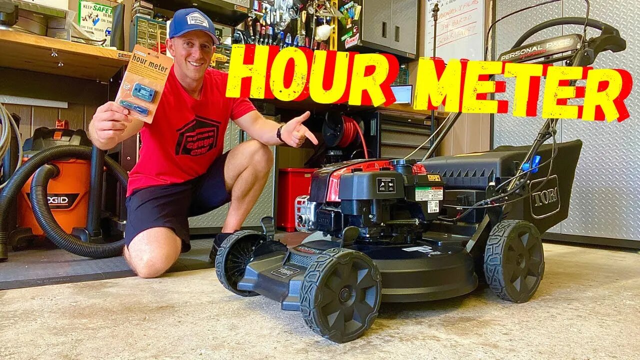 HOW TO INSTALL AN HOUR METER ON A TORO SUPER RECYCLER 21564