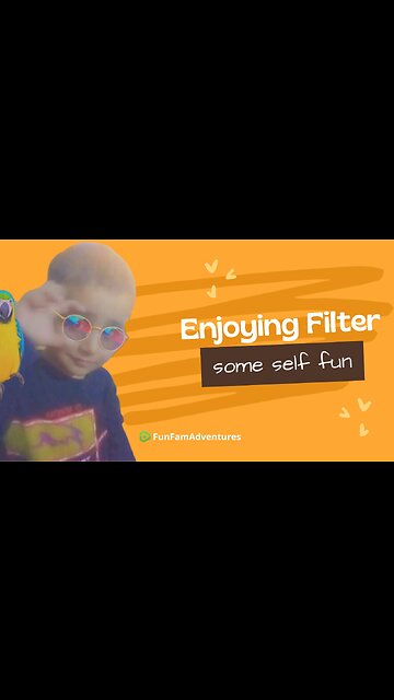 Infectious Joy: Adorable Little Boy Radiates Happiness with App Filters! 😄