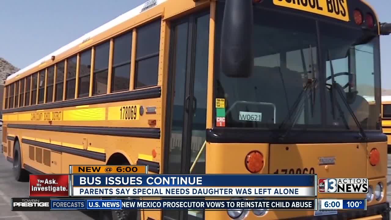 Medical emergency forces special needs girl to wait alone for Clark County School District bus