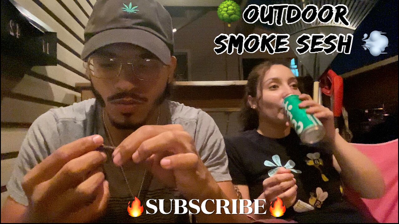 🌳Nightime Outdoor Smokesesh 💨/ Backwood Filled With Apple Fritter & Biscotti 🍃