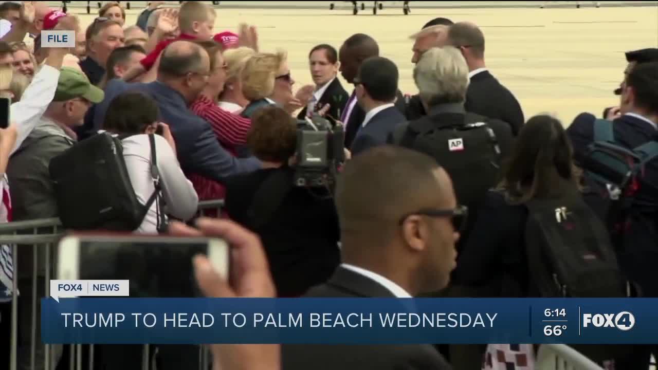 Palm Beach prepares for Trump's move