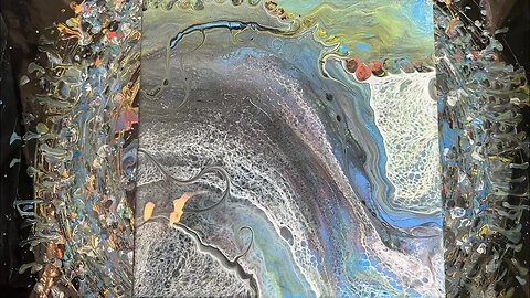 #acrylicpouring #art sweet swipe