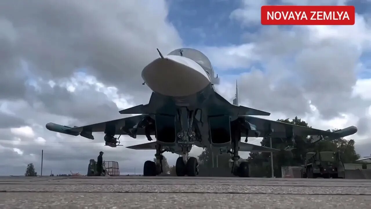 Russian Su-34 FAB-500-M62 UMPC guided glide bomb load out within Ukraine Operation