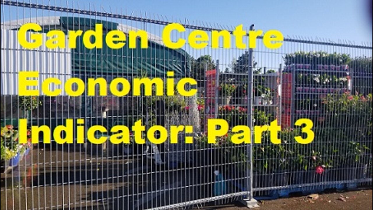 Garden Centre Economic Indicator: Part 3