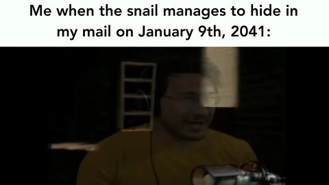 When the snail hides in my mail #shorts