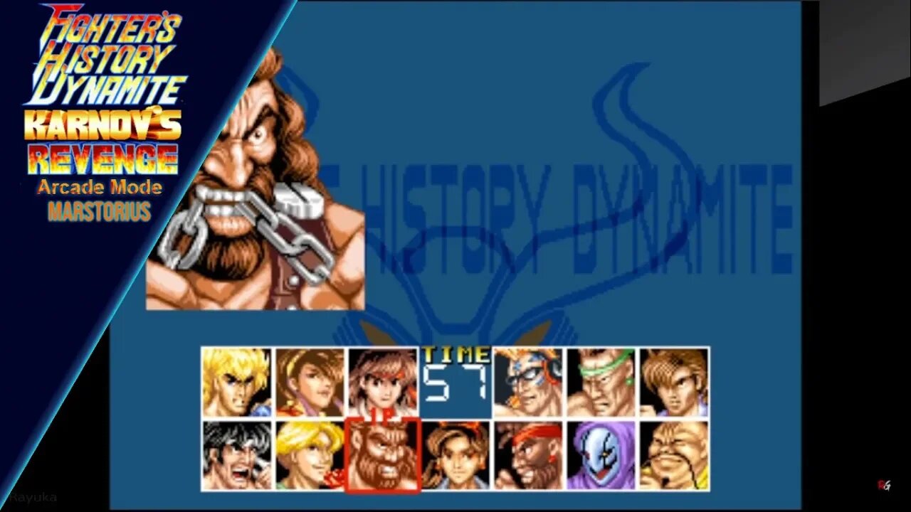 Fighter's History Dynamite (Karnov's Revenge) - Arcade Mode - Marstorius