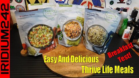 Healthy Emergency Food Storage - Thrive Life Breakfast Skillet Meal Test!