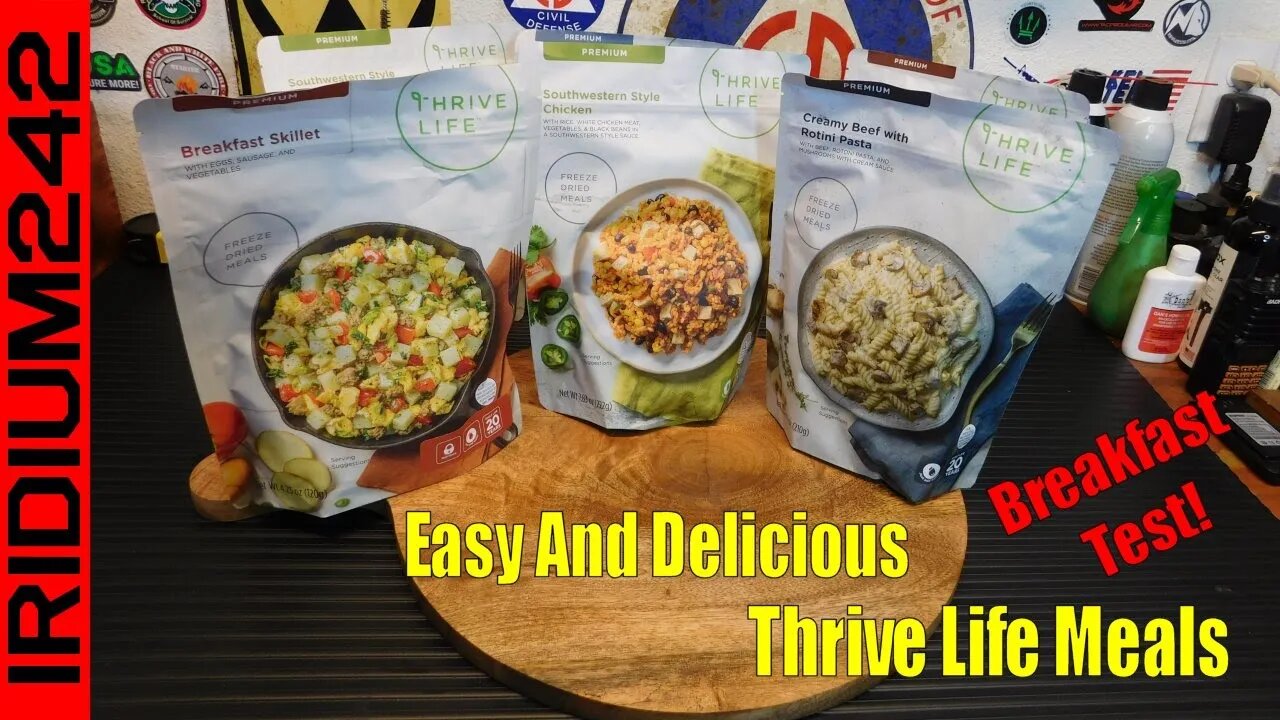 Healthy Emergency Food Storage - Thrive Life Breakfast Skillet Meal Test!