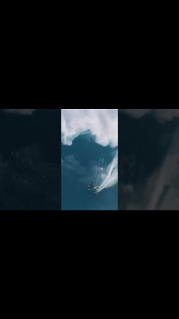 FALLING OFF THE FACE OF A 40ft WALL OF WATER