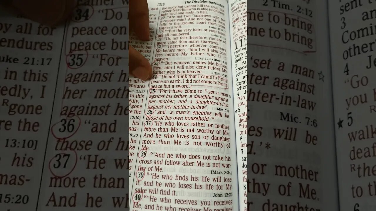 Jesus gave instructions to his Disciples! Matthew Chapter 10!