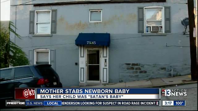 Pennsylvania woman accused of stabbing baby