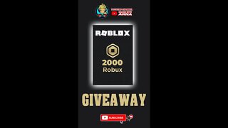 We gave away 2000 robux to the winner