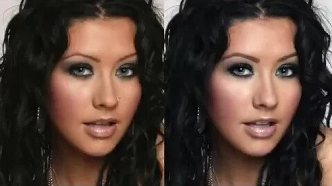 Christina Aguilera Photoshop Makeover (Reupload)