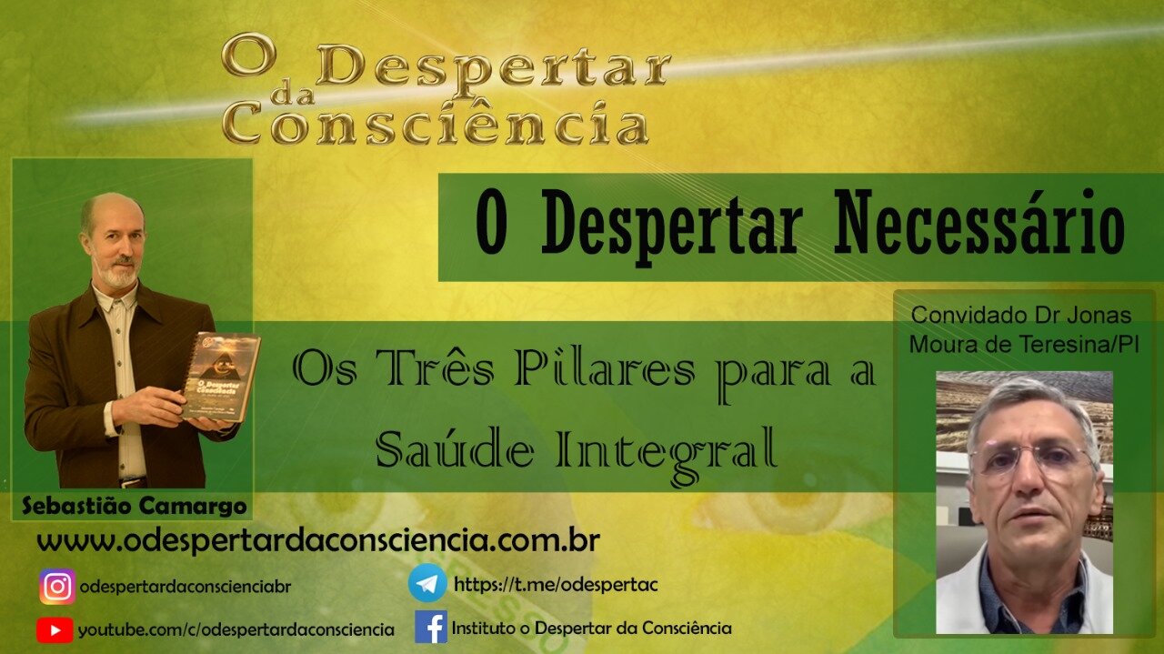 O DESPERTAR NECESSARIO - OS TRÊS PILARES PARA A SAÚDE INTEGRAL