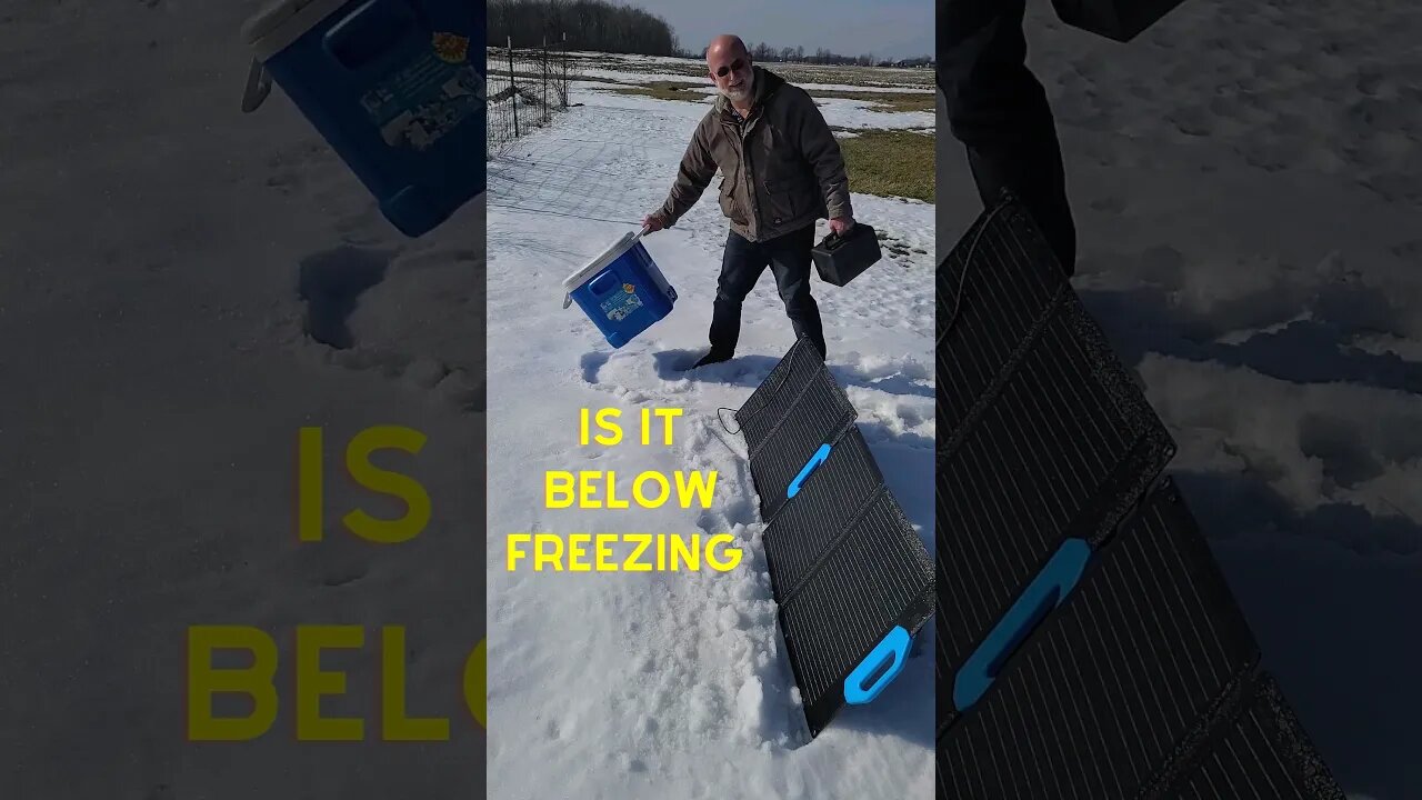 charging a Power Station in Freezing Temperatures