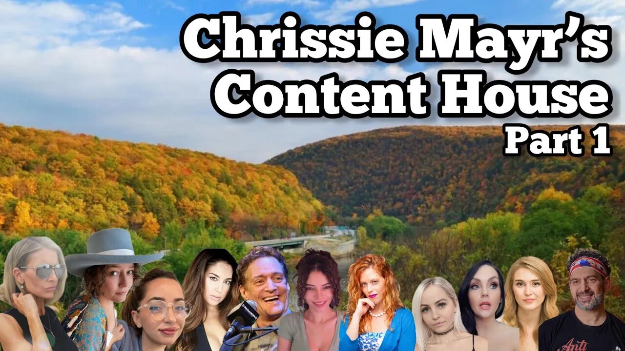 Chrissie Mayr's Content House Pt 1. Brittany Venti, Anthony Cumia, Geno Bisconte, Xia, Riss Flex