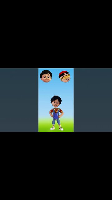 Match The Right Head | Vir The Robot Boy | Shiva | Motu Patlu | Mighty Raju | Wrong Head Puzzle