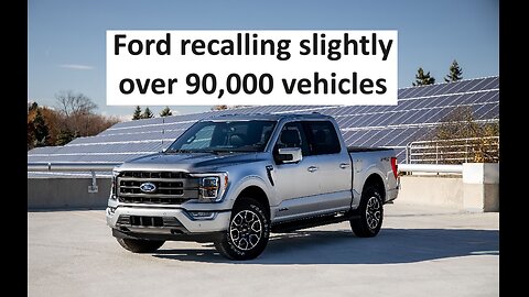 Ford recalling 90k vehicles