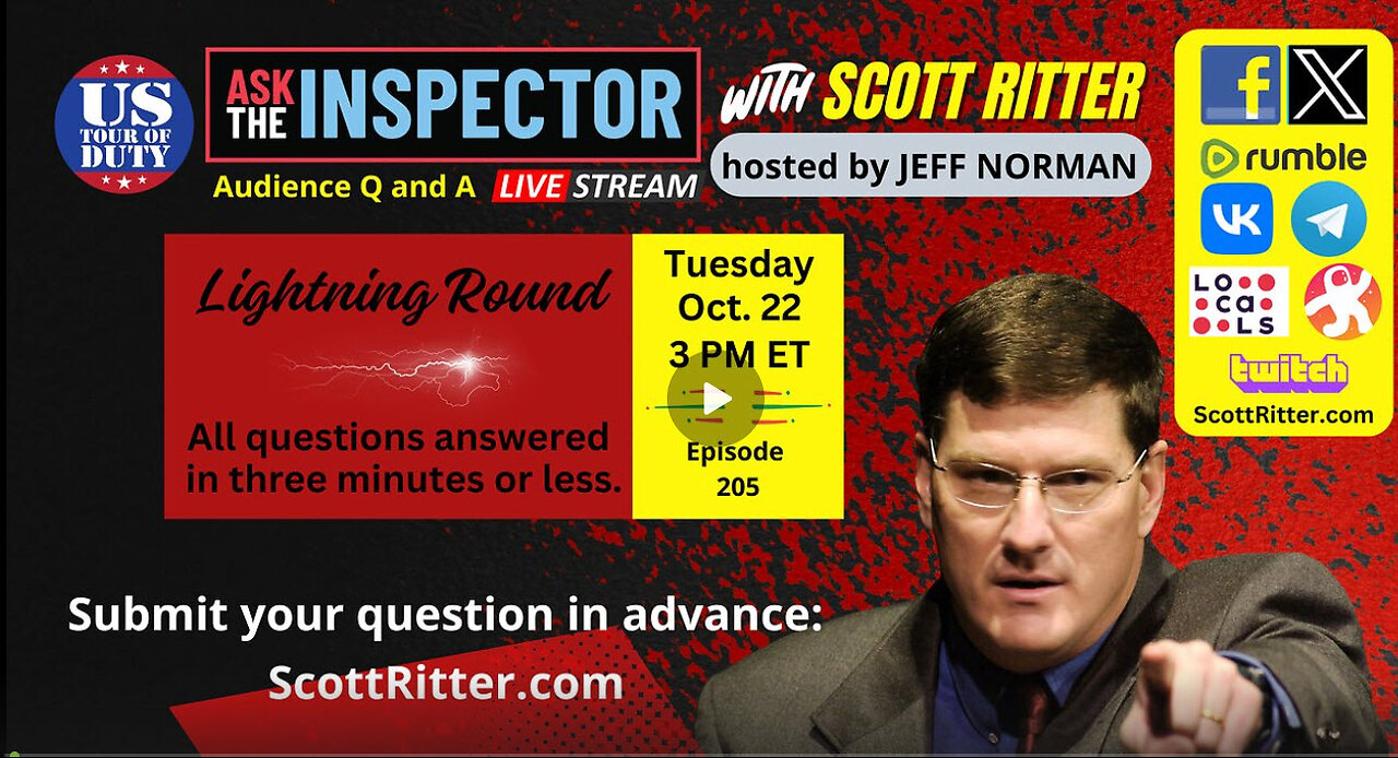 Ask the Inspector with Scott Ritter Ep. 205