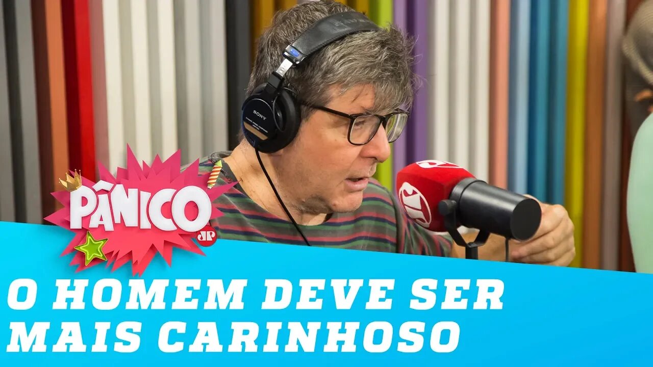 Marcelo Rubens Paiva diz que o homem deve ser mais carinhoso