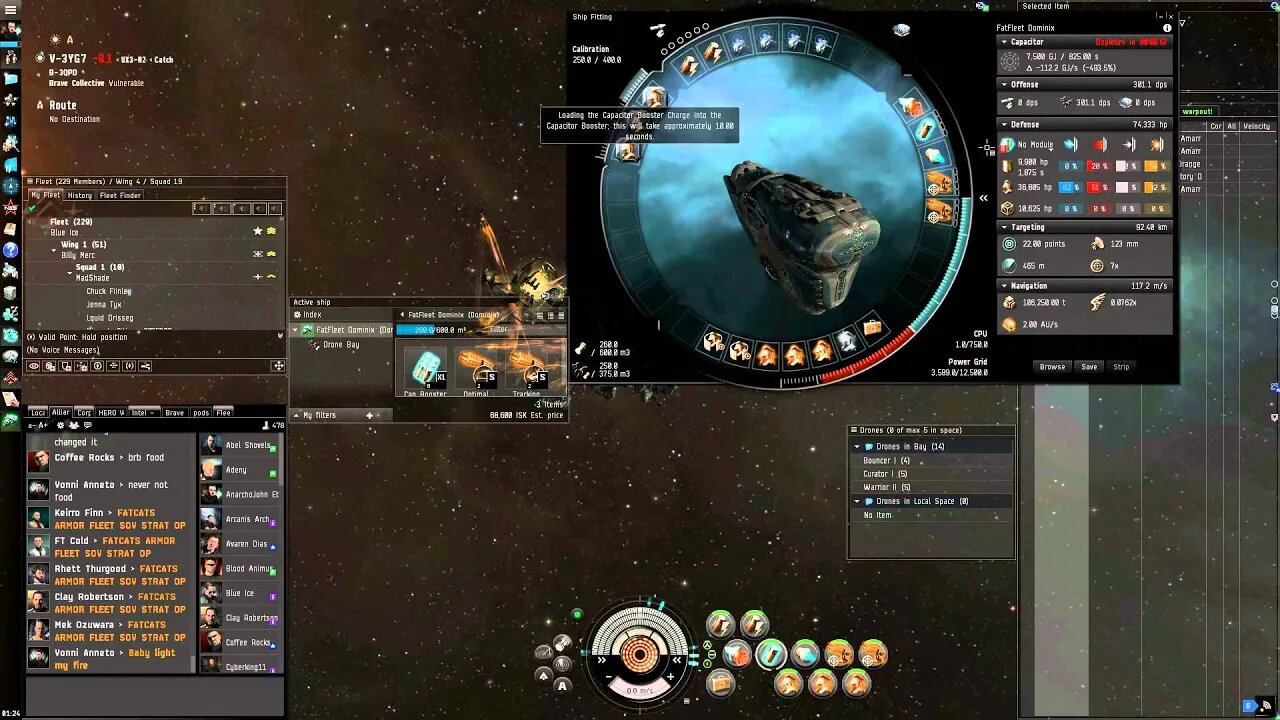 Eve Online: HERO Coalition vs Pandemic Legion The defense of B-3QPD part1