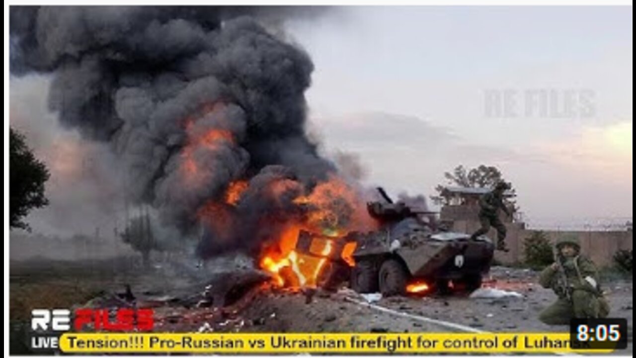 Tension (May 27,2022) Terrible firefight Pro Russia vs Ukraine force for control of city in Luhansk