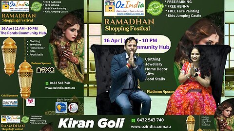 Kiran Goli - RAMADHAN Shopping Festival - OZIndia